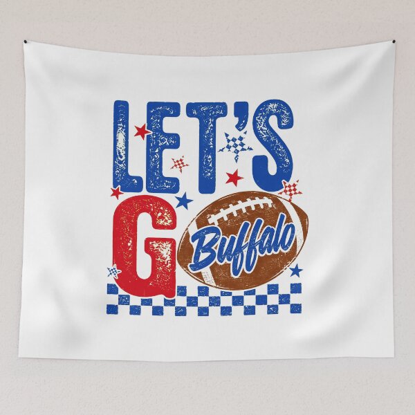Item preview, Go Buffalo Fan Football  designed and sold by tranhuonggiang.