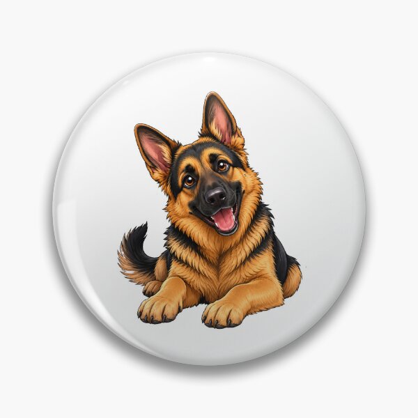Item preview, German Shepherd Gift - Cute Dog GSD Lover designed and sold by RedRubyBubble.