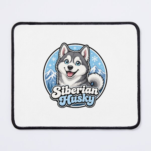 Item preview, Siberian Husky Gift - Cute Dog Lover designed and sold by RedRubyBubble.