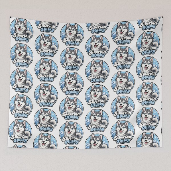 Item preview, Siberian Husky Gift - Cute Dog Lover designed and sold by RedRubyBubble.