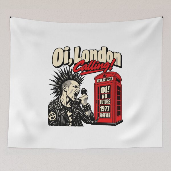 Item preview, Oi London Calling Punk Rock Rebellion designed and sold by Dresut.