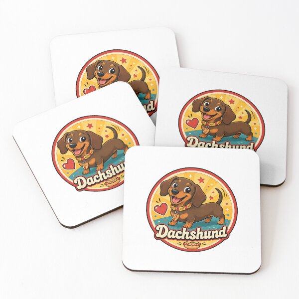 Item preview, Dachshund Gift - Cute Dog Wiener Dog Lover designed and sold by RedRubyBubble.