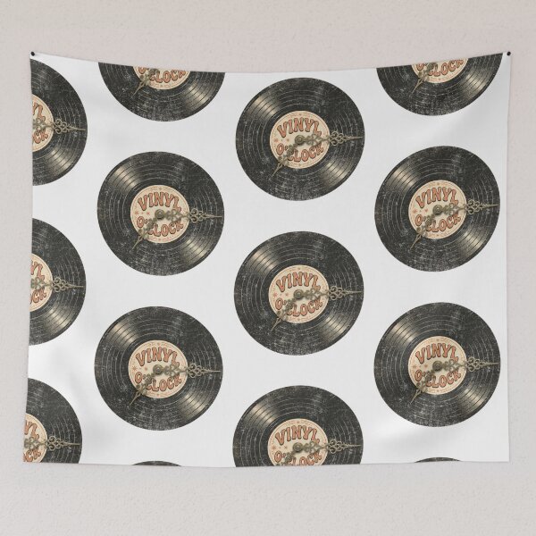 Item preview, Vinyl O'Clock - Retro Record Clock designed and sold by Nacho Average Designs.
