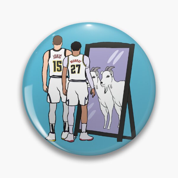 Item preview, Nikola Jokic and Jamal Murray Mirror GOATs designed and sold by RatTrapTees.