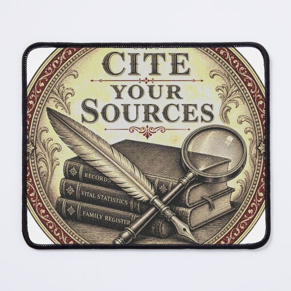 Item preview, Sources, genealogy, seals, badges designed and sold by BoosterShop.