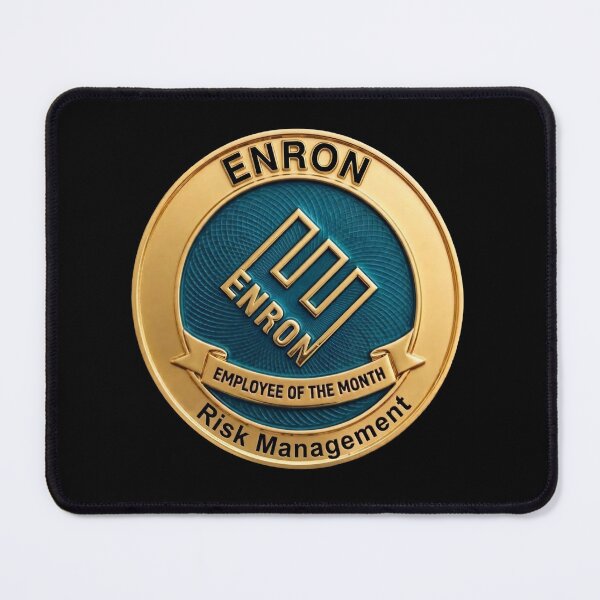 Item preview, Enron Risk Management - Employee of the Month Fake Badge designed and sold by RogueSquirrels.