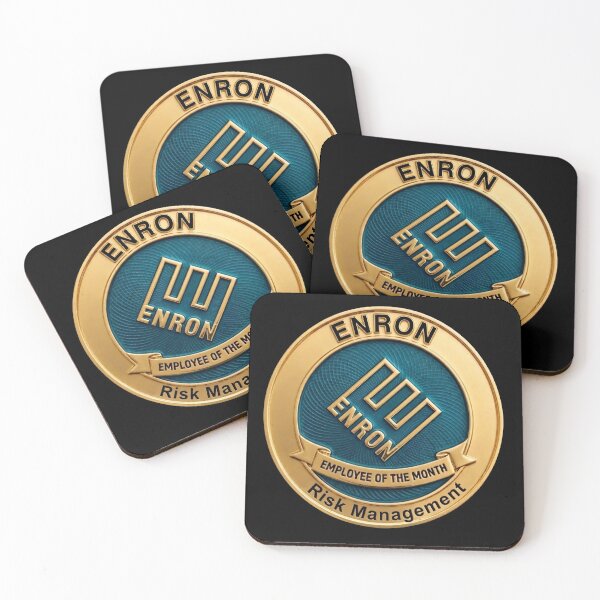 Item preview, Enron Risk Management - Employee of the Month Fake Badge designed and sold by RogueSquirrels.