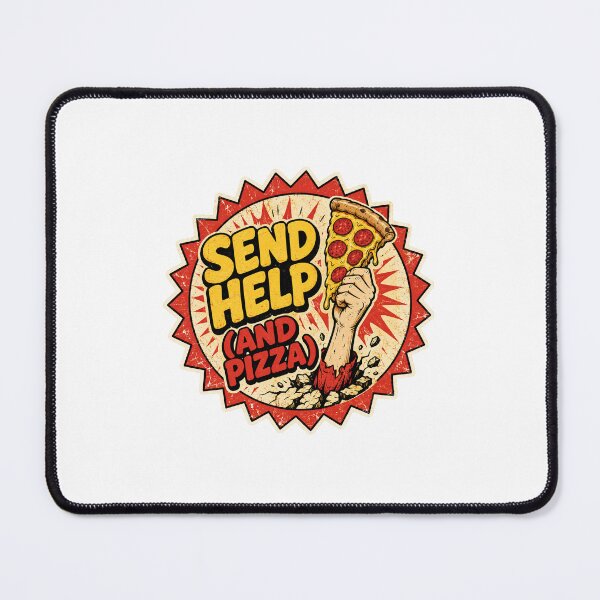 Item preview, College Gift - Send Help And Pizza designed and sold by RedRubyBubble.