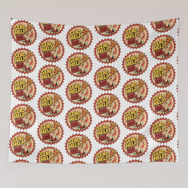 Item preview, College Gift - Send Help And Pizza designed and sold by RedRubyBubble.