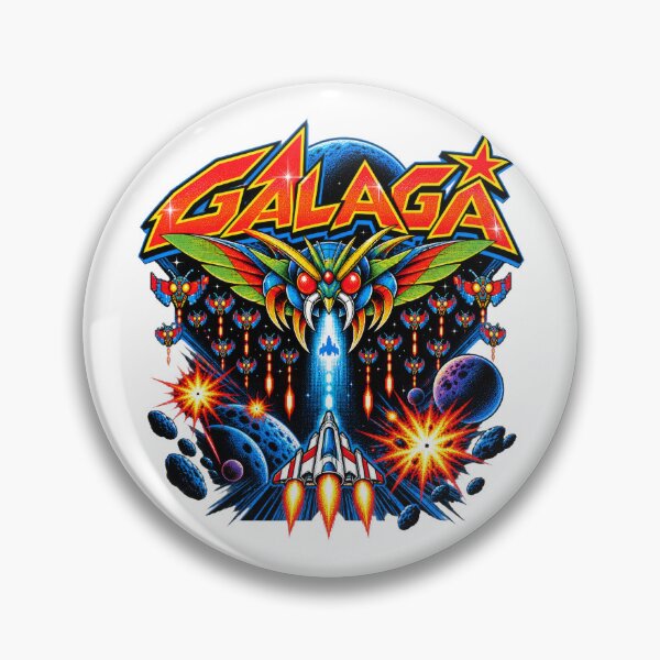 Item preview, Galaga – Retro Arcade Space Shooter designed and sold by DopeyRobot.