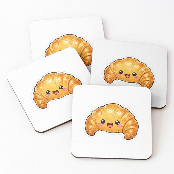 Item preview, Croissant Gift - Cute Kawaii designed and sold by RedRubyBubble.