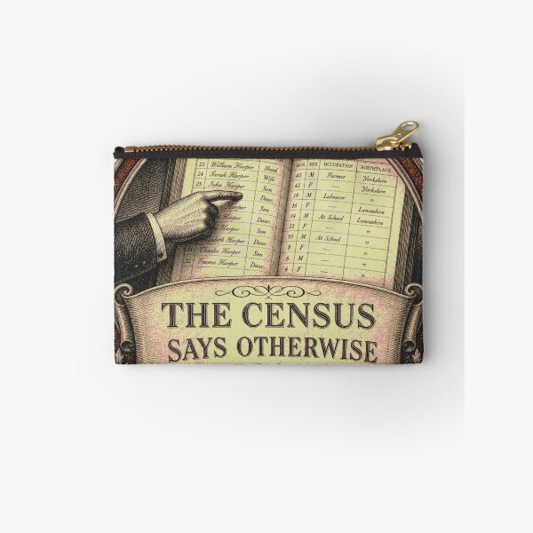 Item preview, The census says something different. Badge designed and sold by BoosterShop.