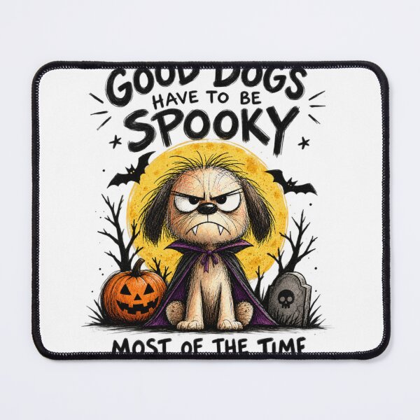 Item preview, "Good Dogs Have To Be Spooky - Funny Vampire Dog Halloween designed and sold by AnyGil.