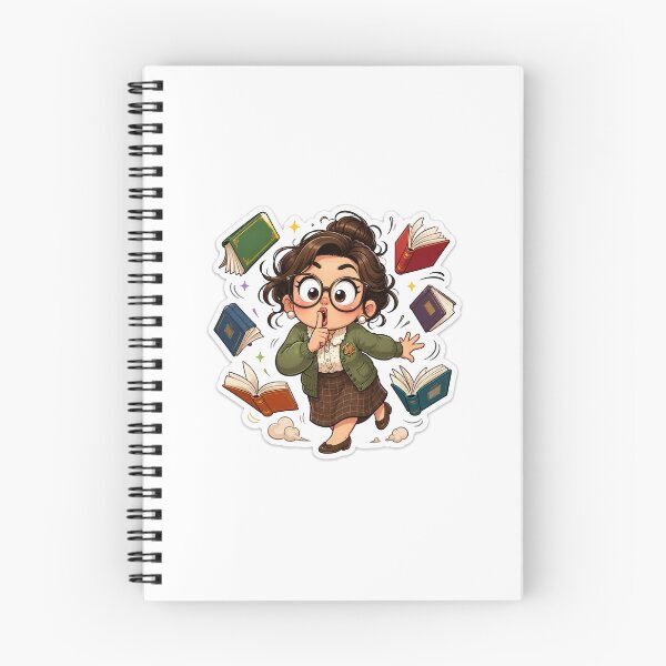 Item preview, Librarian Gift - Shush designed and sold by RedRubyBubble.
