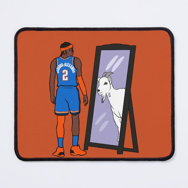 Item preview, Shai Gilgeous-Alexander Mirror GOAT designed and sold by RatTrapTees.