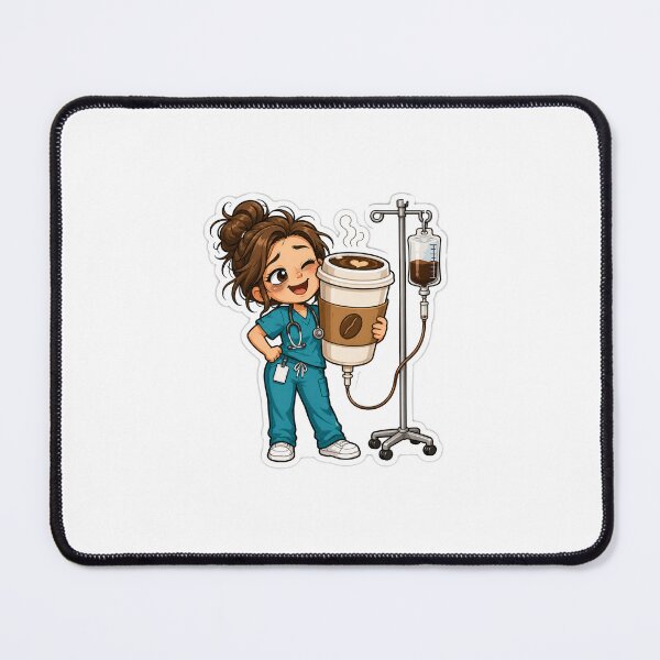Item preview, Nurse Gift - Coffee Lover designed and sold by RedRubyBubble.