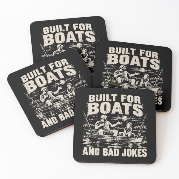 Item preview, Built For Boats And Bad Jokes Fishing Dad Son designed and sold by markymaarty.