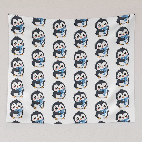 Item preview, Penguin Gift - Cute Kawaii designed and sold by RedRubyBubble.