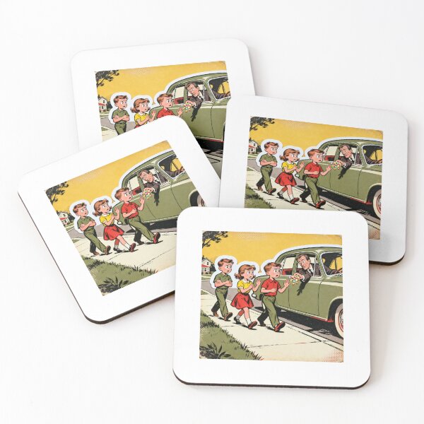 Item preview, Stranger Danger - Vintage Safety Awareness Art designed and sold by Elite Wall Art.