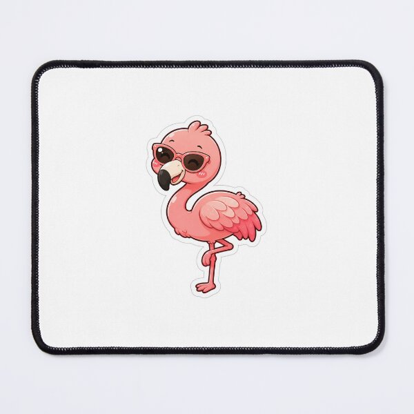 Item preview, Flamingo Gift - Cute Kawaii designed and sold by RedRubyBubble.