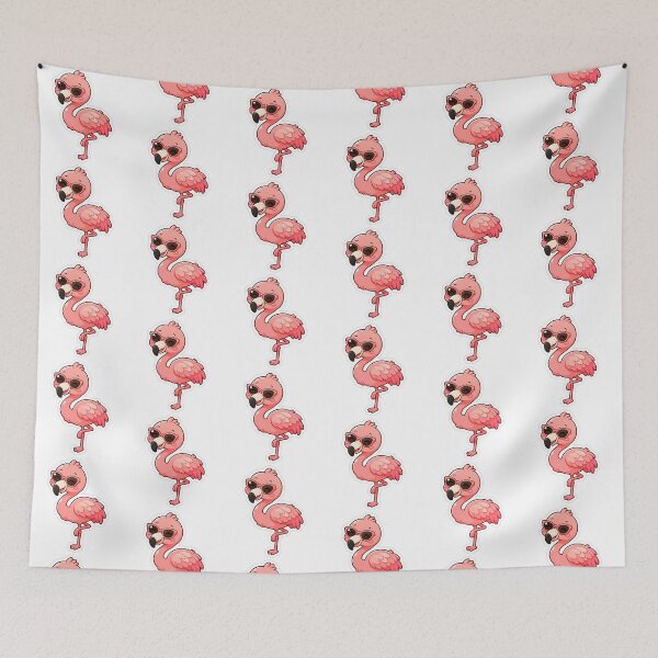 Item preview, Flamingo Gift - Cute Kawaii designed and sold by RedRubyBubble.
