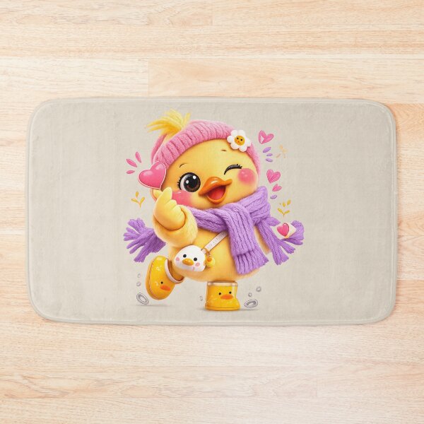 Item preview, Kawaii Duck Finger Heart | Cute Korean Rainy Day designed and sold by Moons Studio.