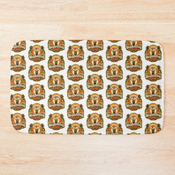 Item preview, Weightlifting Gift - Retro 70s designed and sold by RedRubyBubble.