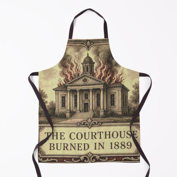 Item preview, The courthouse burned down in 1889. Lost files. designed and sold by BoosterShop.