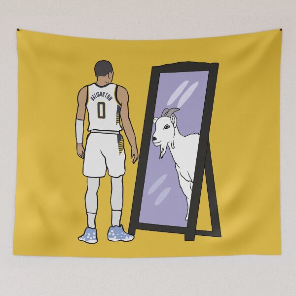 Item preview, Tyrese Haliburton Mirror GOAT designed and sold by RatTrapTees.