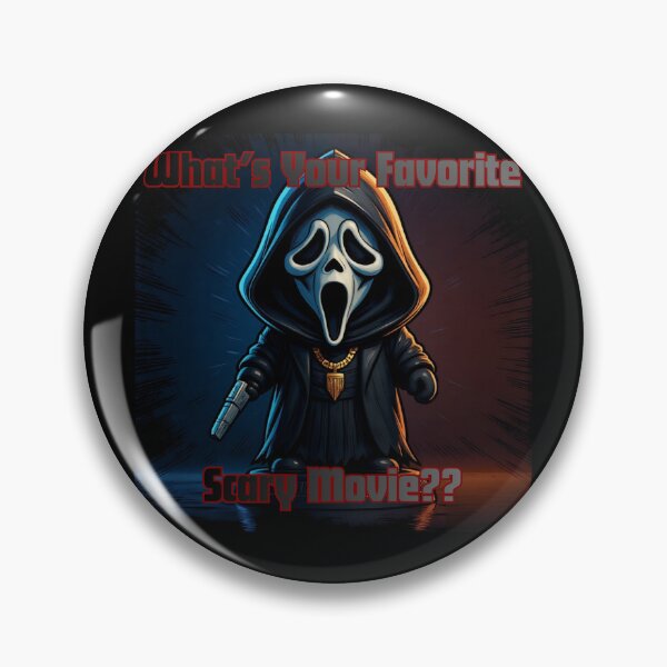 Item preview, Chibi Ghostface – “What’s Your Favorite Scary Movie??” Halloween Fan Art designed and sold by AADesigns42.