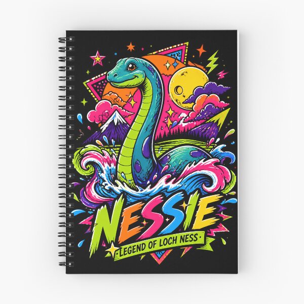 Item preview, Psychedelic Neon Loch Ness Monster Nessie Pop Art designed and sold by Skyrocketz.