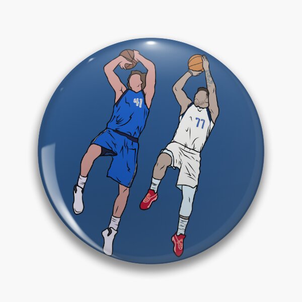 Item preview, Dirk Nowitzki and Luka Doncic Fadeaway designed and sold by RatTrapTees.