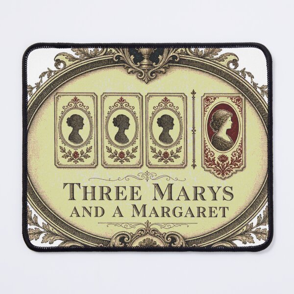 Item preview, Three Marys and One Margaret Family Names Cartouche designed and sold by BoosterShop.