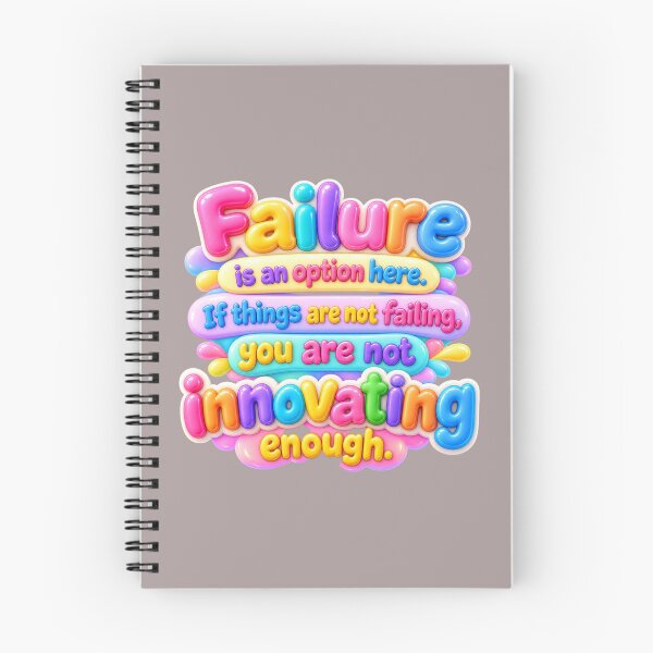 Item preview, Failure Is An Option | Innovate & Risk Tech Entrepreneur Quote Graphic Design designed and sold by ManggaeJM.