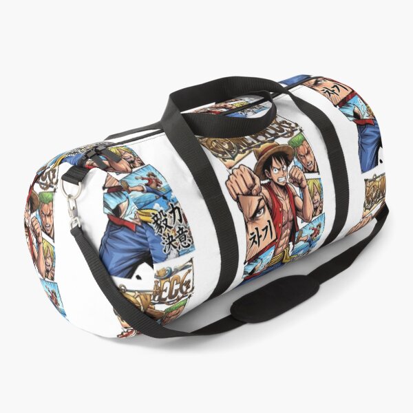 Item preview, One Piece Luffy Straw Hat Pirates Comic Panel Collage designed and sold by FreakToons.