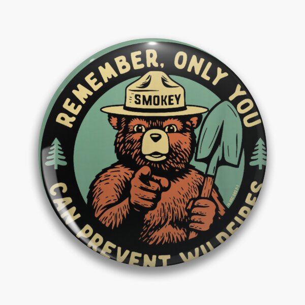 Artikelvorschau, Smokey Bear zeigt auf die Verhinderung von Waldbränden entworfen und verkauft von VickyKuhnart.
