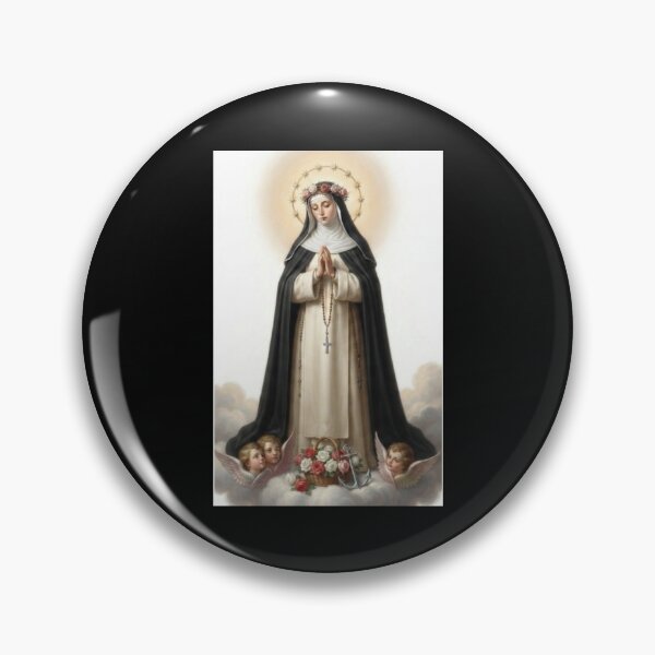 Item preview, Saint Rose of Lima, Patron Saint of Sacred Catholic Art designed and sold by MantoSagrado.
