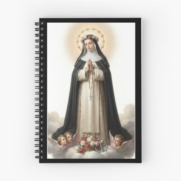 Item preview, Saint Rose of Lima, Patron Saint of Sacred Catholic Art designed and sold by MantoSagrado.