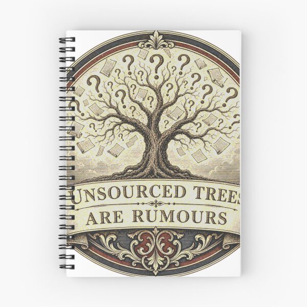Item preview, An undocumented family tree is a rumor. Genealogy. designed and sold by BoosterShop.