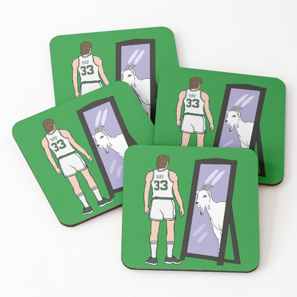 Item preview, Larry Bird Mirror GOAT designed and sold by RatTrapTees.