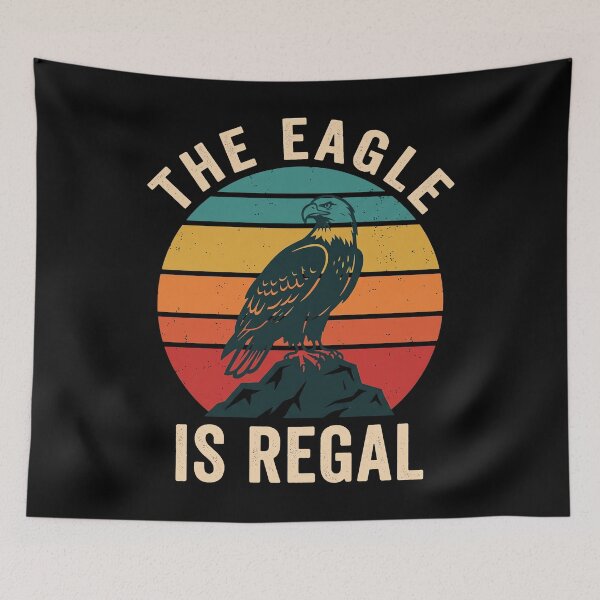 Item preview, The Eagle Is Regal Wildlife Nature Patriot Bird Watching designed and sold by theandroidvivz.