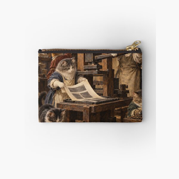 Item preview, Cats at the Wooden Press designed and sold by Ocelot-T.