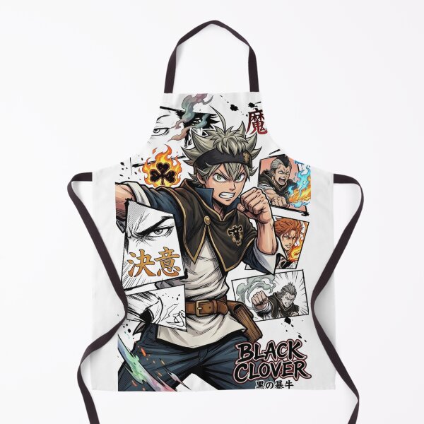 Item preview, Black Clover Asta Black Bulls Manga Panel Collage designed and sold by FreakToons.