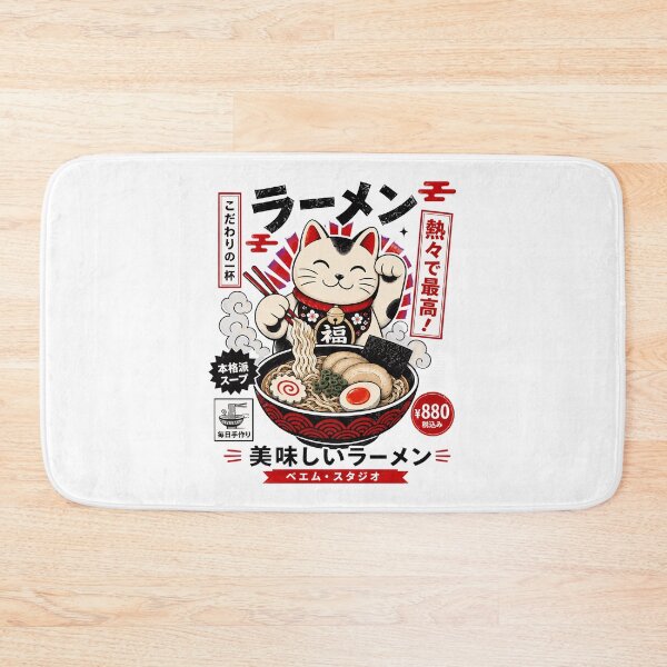 Item preview, Lucky Cat Ramen Japanese Food  designed and sold by vandewalker.