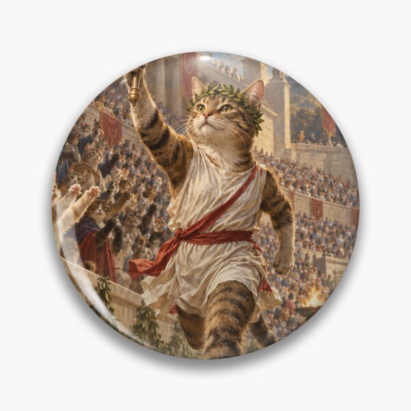 Item preview, Torchbearer Cat Enters the Stadium designed and sold by Ocelot-T.