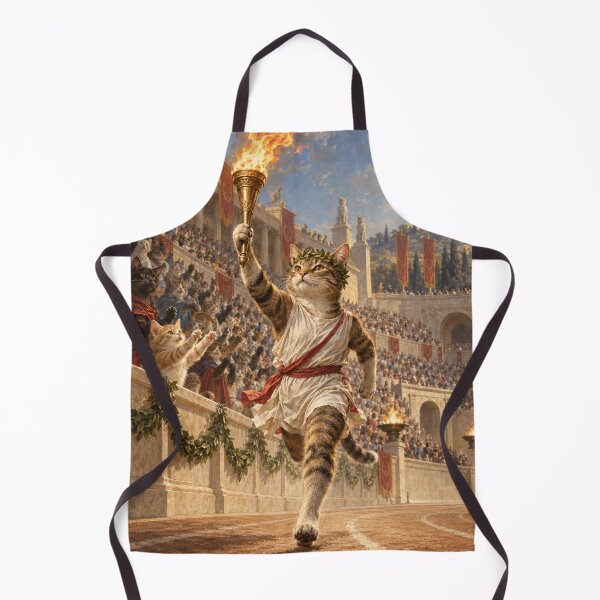 Item preview, Torchbearer Cat Enters the Stadium designed and sold by Ocelot-T.