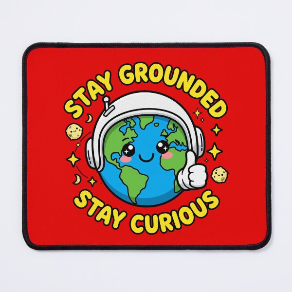 Item preview, Stay Grounded - Stay Curious designed and sold by GeeklyShirts.