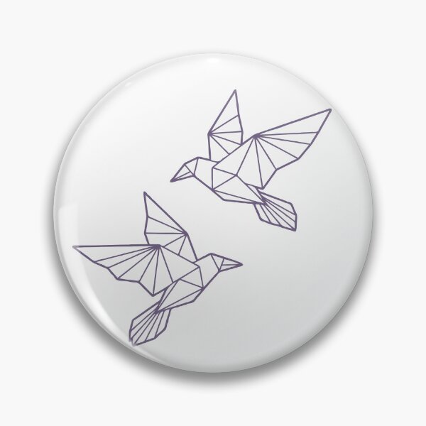 Item preview, Geometric Origami Flying Birds designed and sold by Gkinoki.
