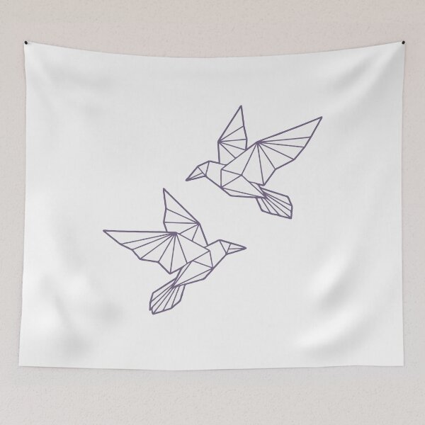 Item preview, Geometric Origami Flying Birds designed and sold by Gkinoki.