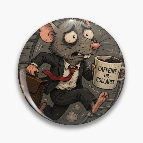Item preview, Rat Race Gift - Corporate Dark Humor Phone Case designed and sold by RedRubyBubble.